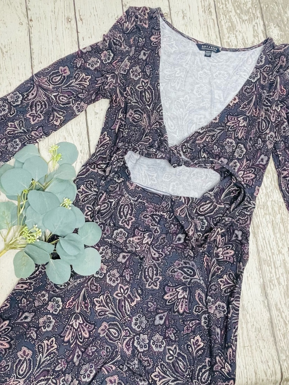 American Eagle Paisley Soft Sexy Jumpsuit
